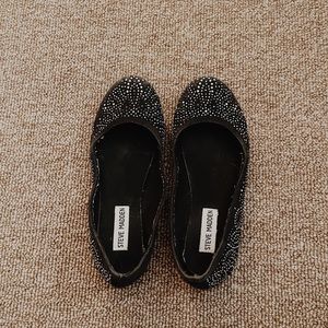 Used Steve Madden Rhinestone Flats